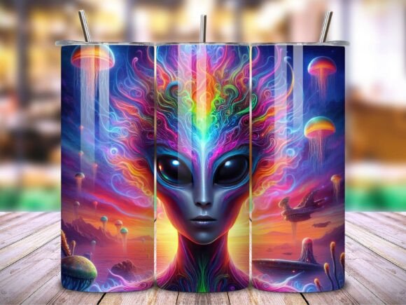 3D Alien 20 Oz Tumbler Wrap Vol.1: Unlocking Creative Potential